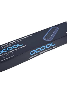 全紫铜水冷排散热器Alphacool  UT60 4*120mm/480m