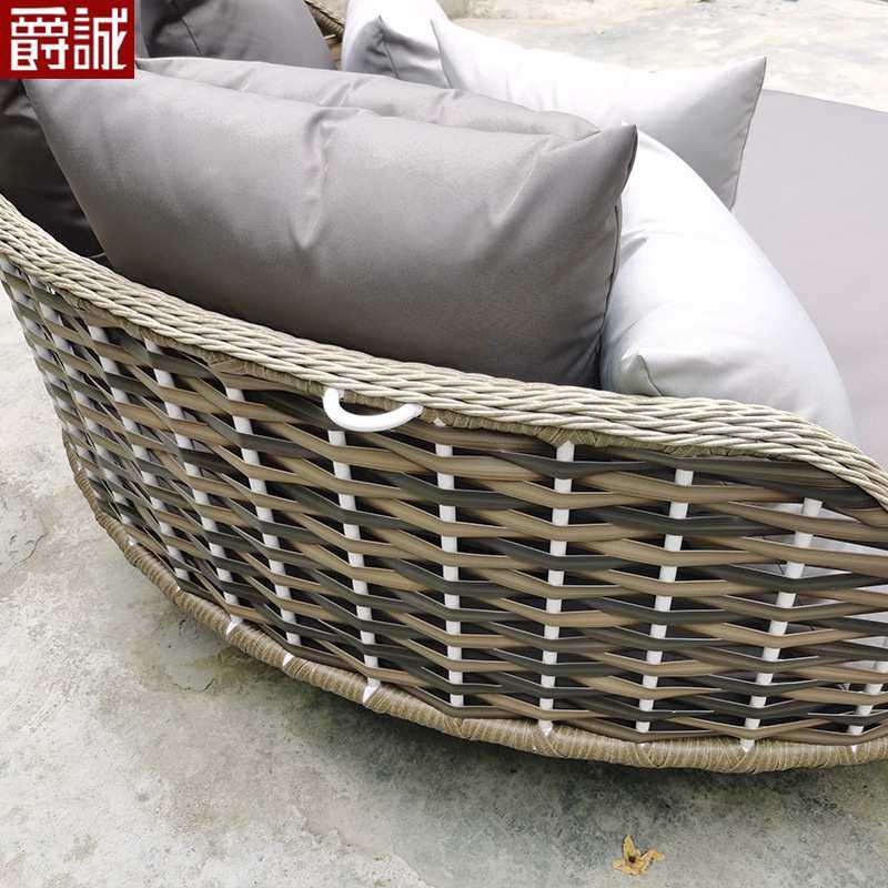 户外藤编躺床创意庭院露台花园藤椅室外休闲防晒防水吊床吊篮家具,电子元器件市场,其它元器件,淘宝优惠券,粉丝福利购,淘宝优惠卷