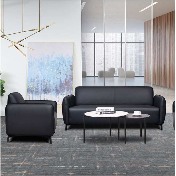 迪欧意式皮质沙家用发小户型家具三人客厅沙发茶几组合单人位沙发