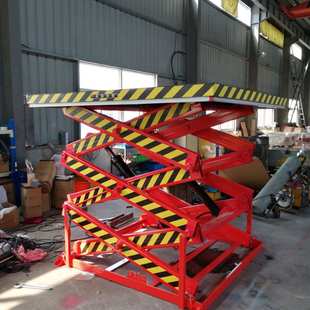 仓库上货升降机 电动液压升降平台 森嘉?固定剪叉式 升降台