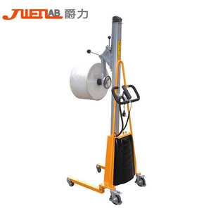 爵力ME100 卷料堆高车 15卷膜车电动卷料堆高车轻型物料车插杆式