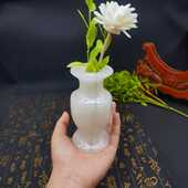 将军花公桌摆件家居工艺礼品 玉 阿富汗玉花 素