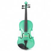 夹板绿色小提琴 多色可选 椴木压板学生琴