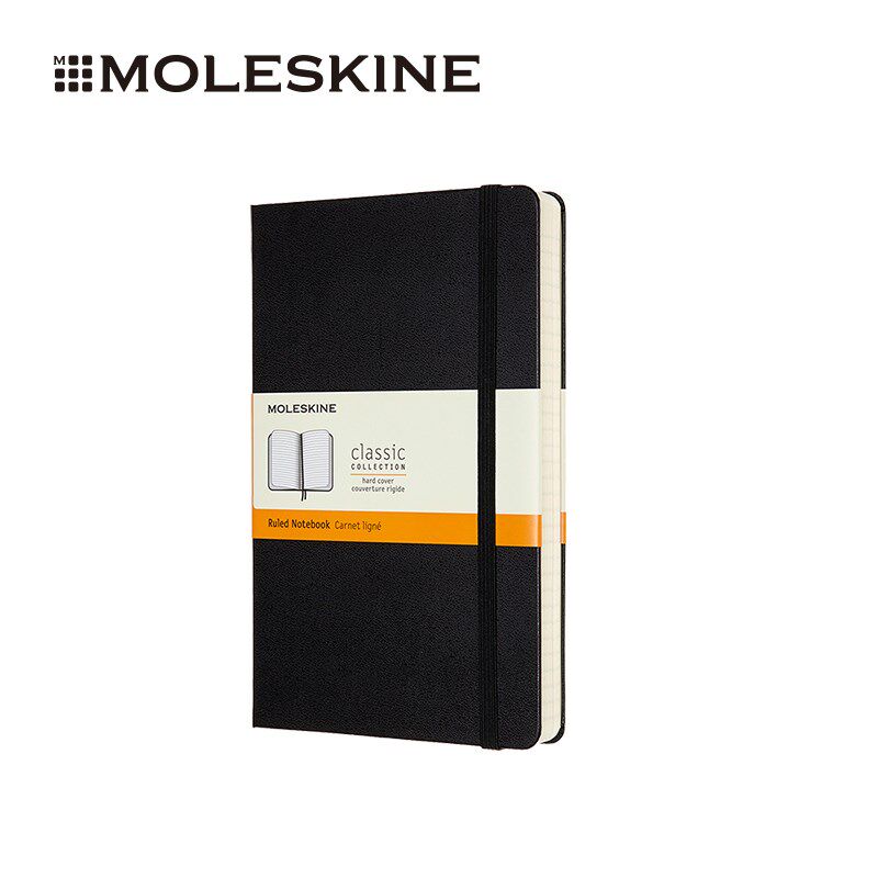 moleskine新款经典大型硬面Aq5加厚笔记本子日记记事本商务办公会