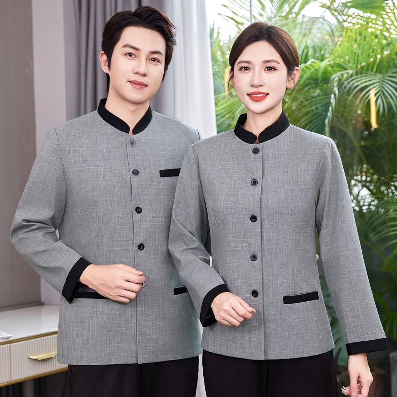 保洁服女款长袖酒店宾馆客房PAA写字楼物业保洁阿姨秋冬工作服印