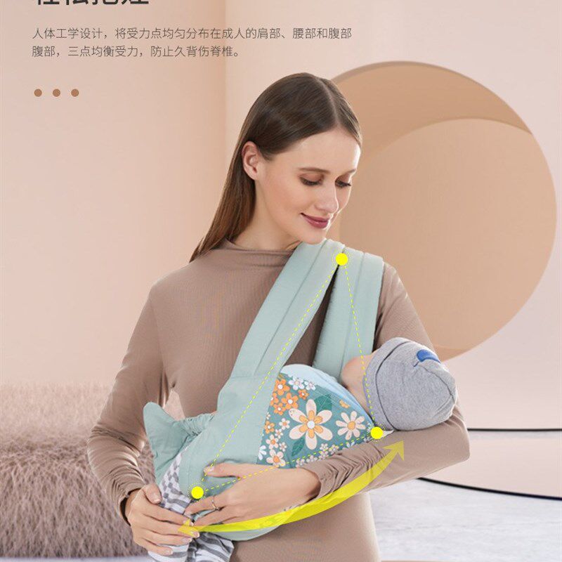 婴儿背带前后两用宝宝背巾初生儿简易双肩背带多功能四抓背袋抱娃