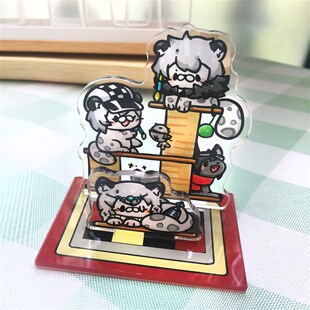 初雪 讯使猫爬架收纳立牌 崖心 明日方舟喀兰贸k易银灰