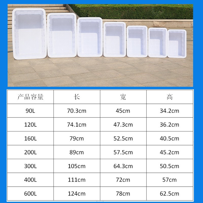 水箱 塑料水产塑料水箱塑料周转筐物流箱加厚牛筋塑料周转养殖箱