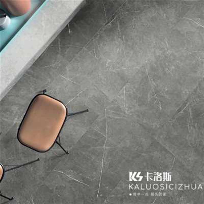 新款柔光通体大理石瓷砖750x1500客厅别墅灰色地板卫生间厨房墙砖