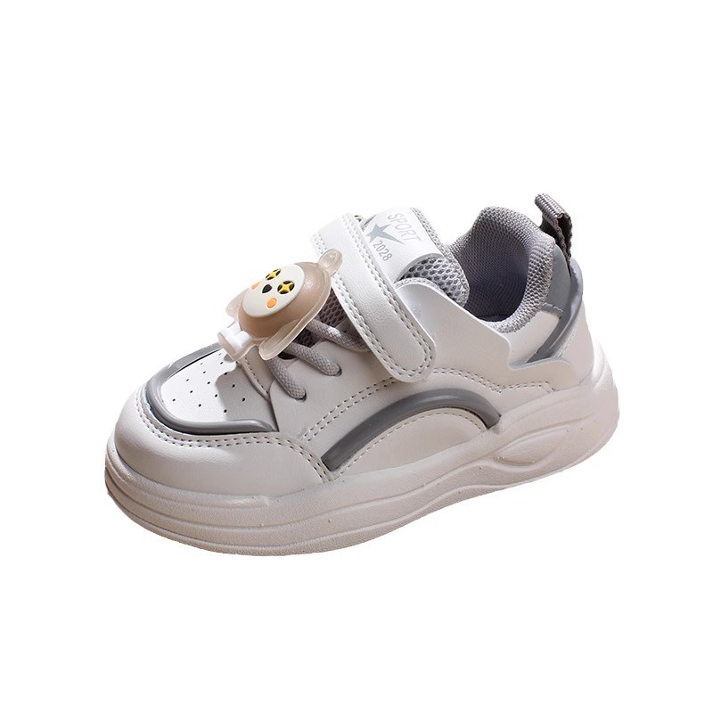 童鞋春秋单鞋1-3岁小白鞋幼儿学步鞋软底防滑板鞋男女宝宝休闲鞋2