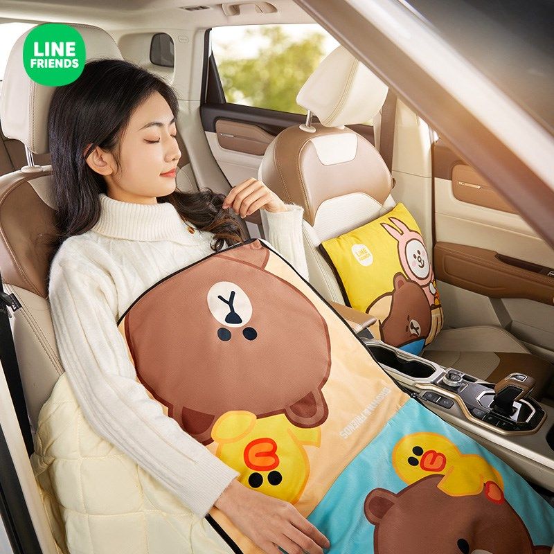 汽车抱枕被子两用折叠车载抱枕被车内车用靠枕靠垫车上睡觉毛毯子,居家布艺,抱枕被,淘宝优惠券,粉丝福利购,淘宝优惠卷