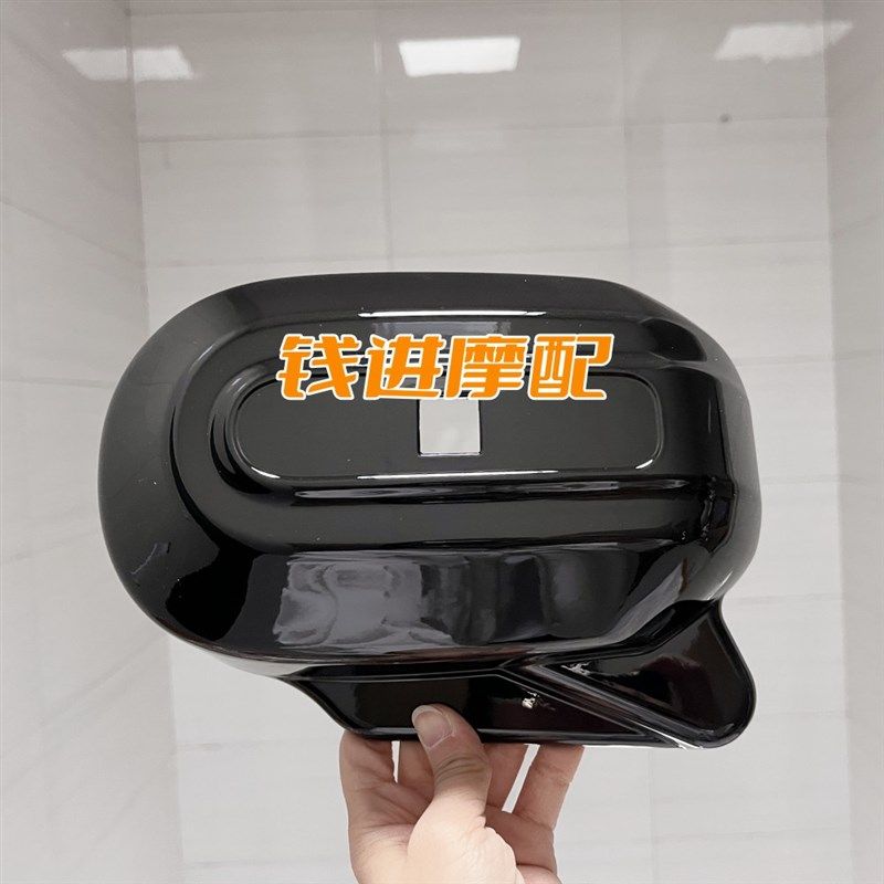 适用闪350发动机左装饰罩QJ350-B12B/12E车架护板标牌装饰盖板拉