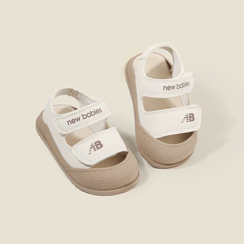 夏季新款小宝宝凉鞋男女幼童包头防踢运动沙滩鞋防滑软底婴儿鞋子
