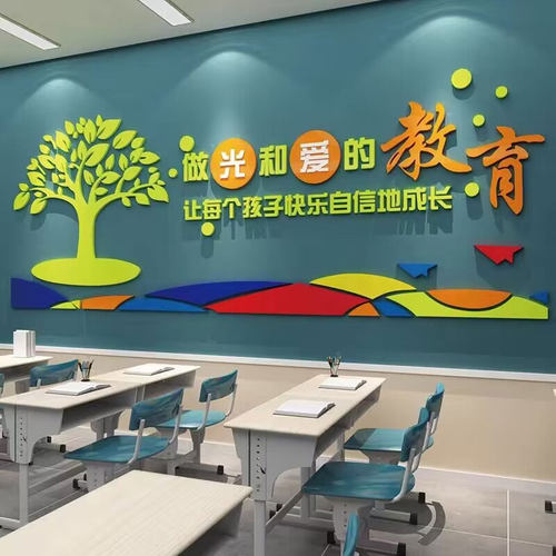 教室布置托管f班级文化墙幼儿园墙面装饰环创主题成品背景环境材