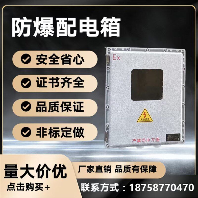 可视操作触摸屏防爆箱不锈钢防爆箱接线仪表箱防爆配电柜控制箱