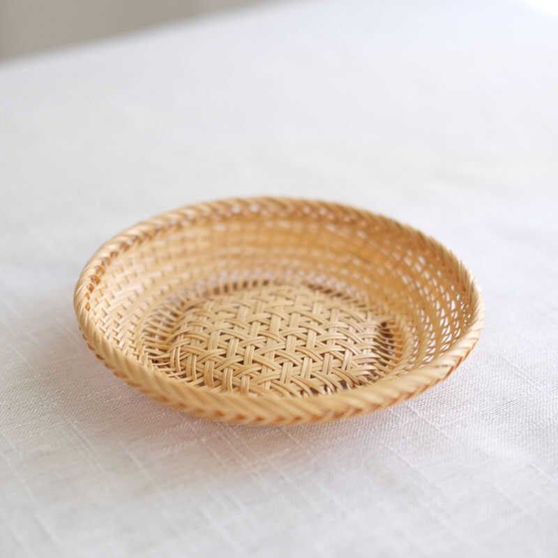 雨花石杂货竹编盘干果篮果盘茶点盘收纳筐零食筐点心盘筐京都编织,餐饮具,果盆/果盘/果篮,淘宝优惠券,粉丝福利购,淘宝优惠卷