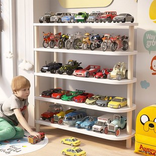 玩具车收纳架儿童停车场架子放宝宝合金小汽车模型摆放展示置物架