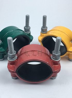 JGW-1烤漆 电缆抱箍 铝合金压电缆固定线夹 卡箍包箍夹子110KV