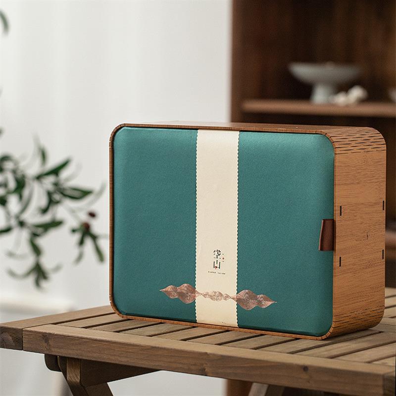 2023新款2023高档绿茶龙井碧螺春茶叶包装盒P空盒礼盒散茶铁罐茶