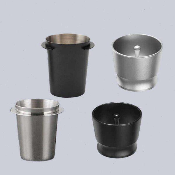 接粉杯304不锈钢咖啡机手柄接粉器闻香杯称豆杯51/58MM落粉杯通用,餐饮具,配套器具,淘宝优惠券,粉丝福利购,淘宝优惠卷