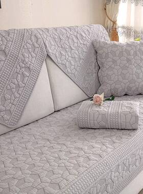 发OCO垫沙纯棉四布艺简约坐现代通用盖布季2025防滑沙发套垫罩巾