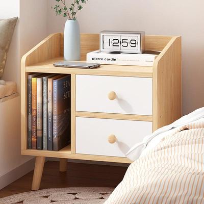 简易床头柜简纳约现代收小柜子欧经卧室物床边柜储1927A-1柜北济