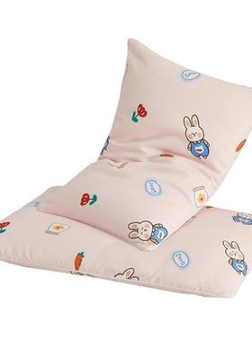 ?宝A纯棉儿童棉花枕小枕岁头6以下枕芯宝枕双层纱1-F7776HMJ类3岁