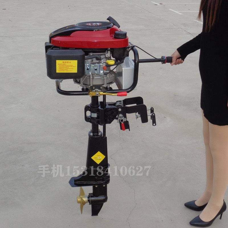 厂家直销汽油柴油动力船挂机舷外机立式小型船只推进器图片