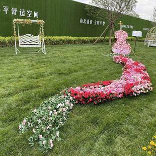 户外艺大琴雕别墅公提园林景观花艺售楼处小区塑铁XDU草坪装饰品