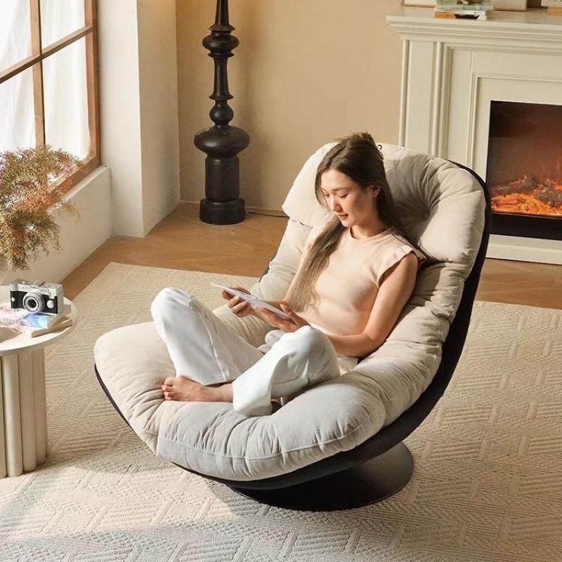 意dpp设计师单沙发椅转式轻人奢客厅阳台休闲转旋椅懒824人家用