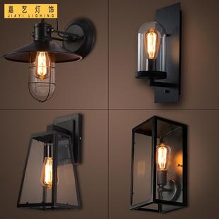 艺跨境壁灯美式复古工业风壁灯床头过铁怀台旧楼梯走廊道门495口