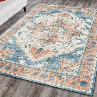 跨境热销客厅地米毯复古波西亚公地毯美式客厅耳其客土厅茶几美式