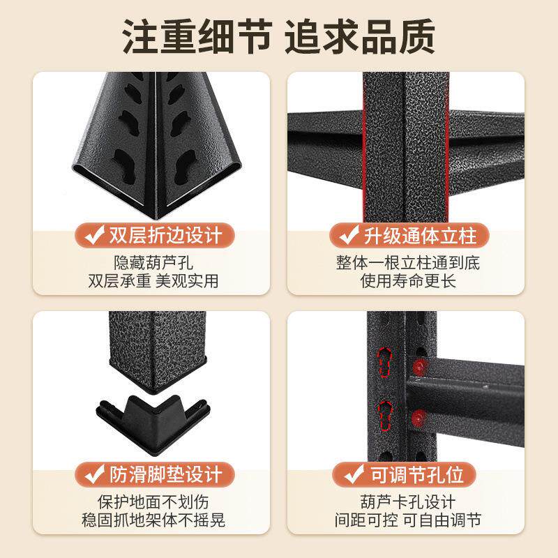 赛福德家架用服装货架卧室层见详情简易开放式衣帽架置物架落地挂