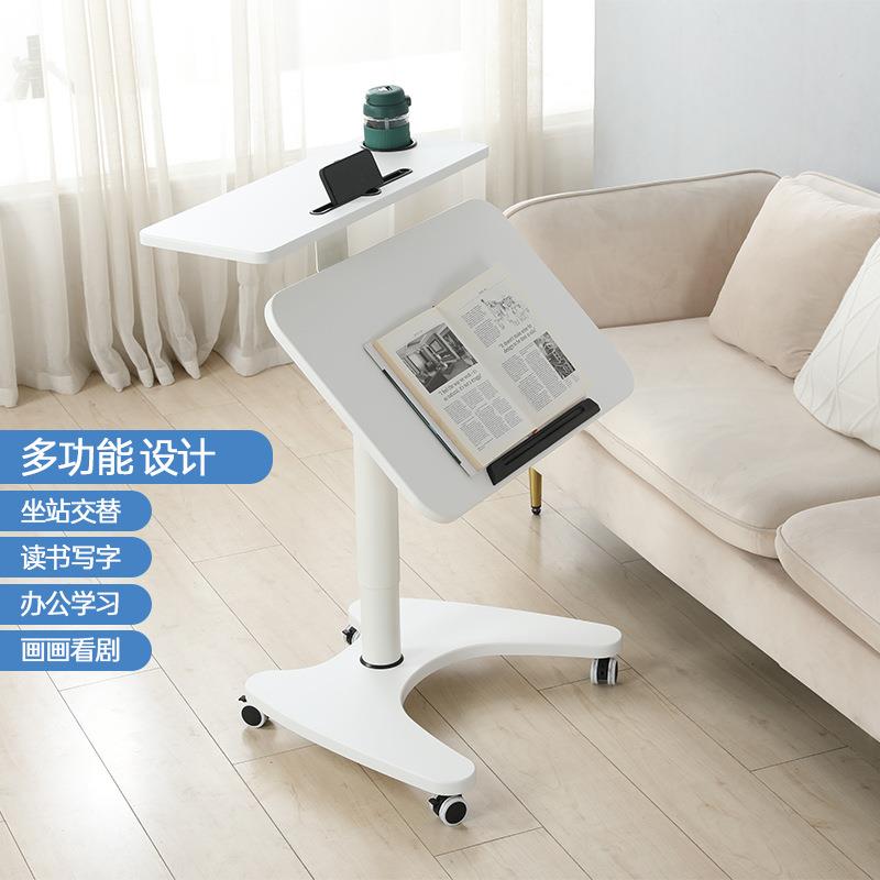 r^移动电脑桌叠折升降桌记本笔台ZLF01式双层可办公小书桌子家