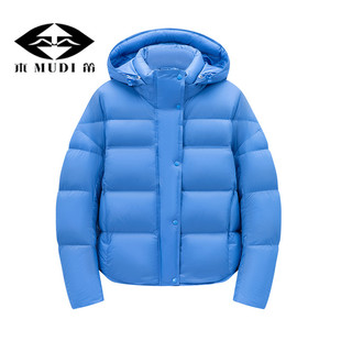 木笛2025冬新款小个子羽绒服女短款云感泡芙保暖棉衣龟背百搭外套