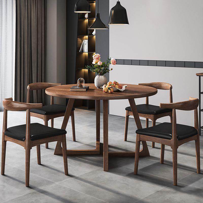 北欧实木圆桌小户型客厅家用原木餐桌椅组合圆形吃饭桌简约现代,电子元器件市场,其它元器件,淘宝优惠券,粉丝福利购,淘宝优惠卷