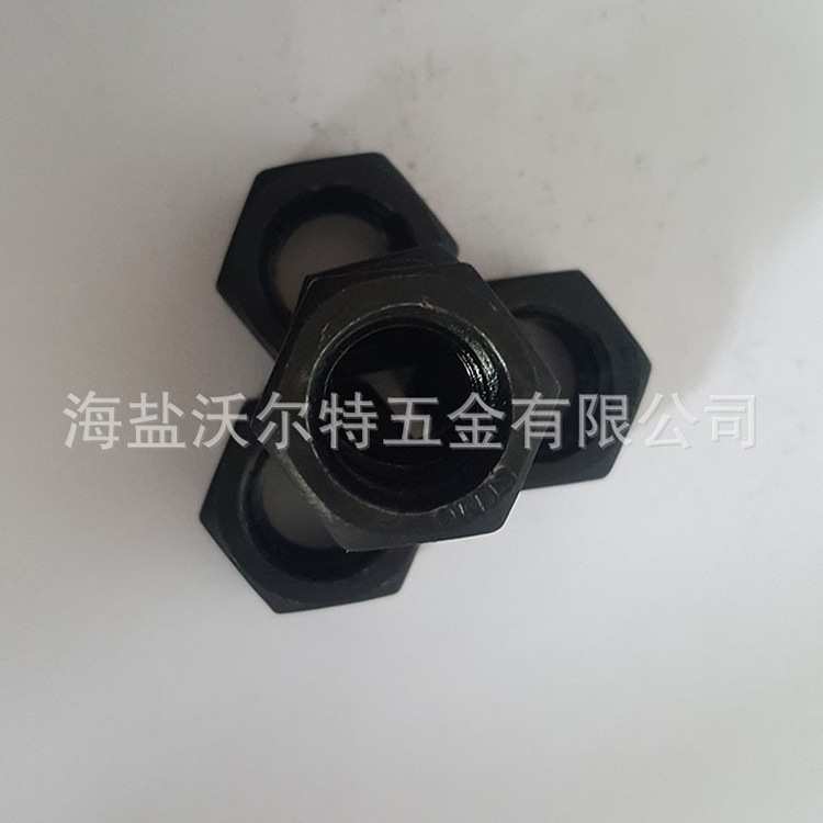 厂家供应 高强度六角螺母 GB6170 M12 35CRMO非标轮胎海盐螺母