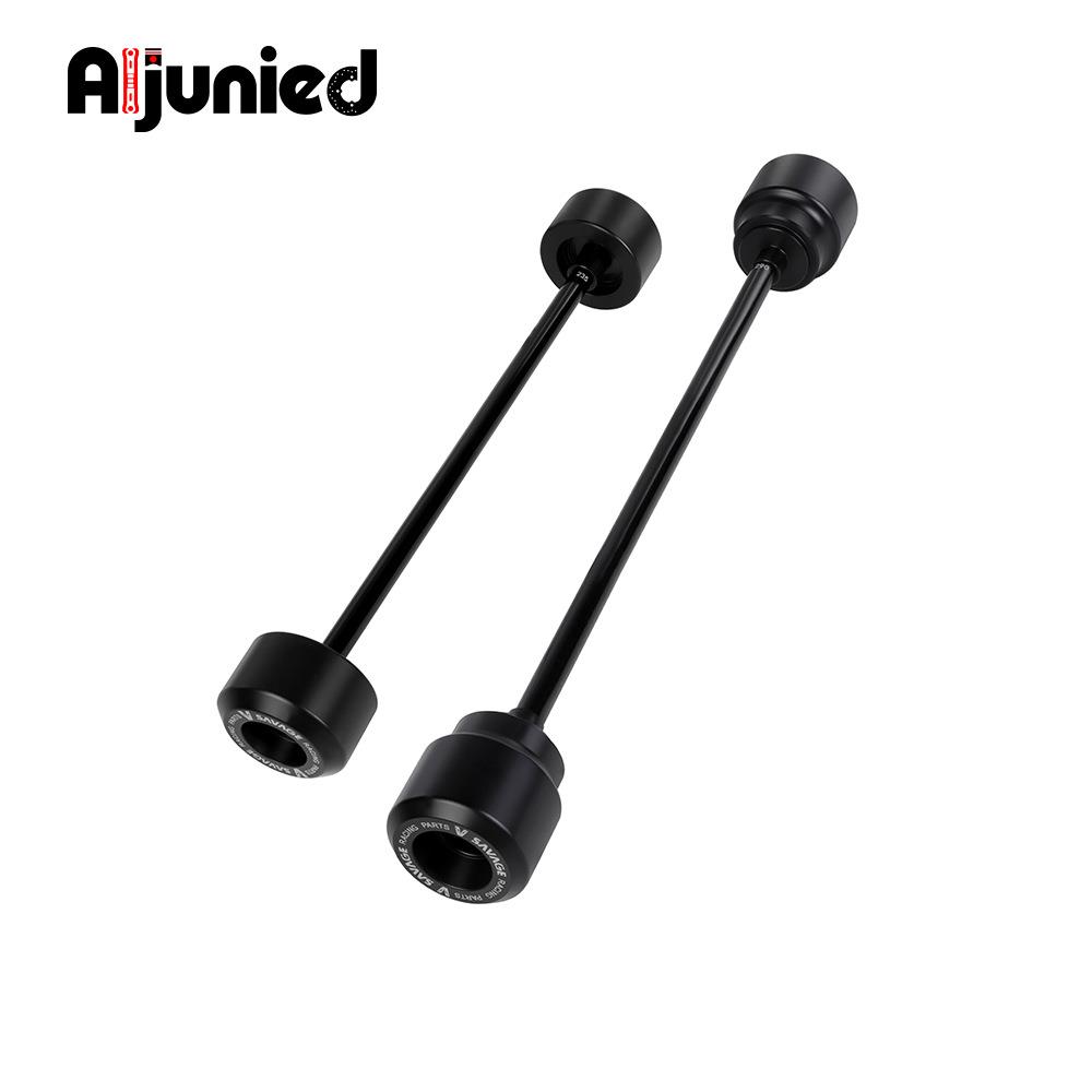 适用春风675NK675SR675SS防摔胶前后轮轴保护杆防摔杆保护器