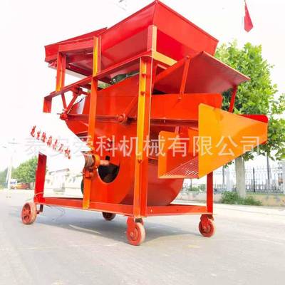 花生排杂去石除尘机农用机械振动筛选石头清杂自动装袋湖北适用