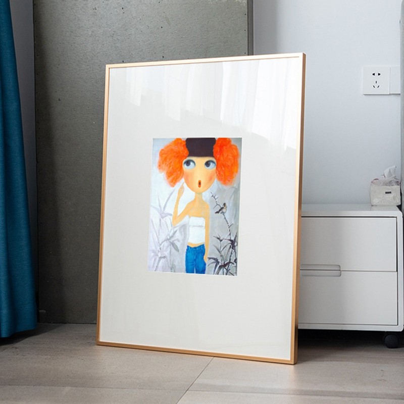 简约铝合金相框挂墙细边画框定制海报框任意尺寸拼图框装裱金属框