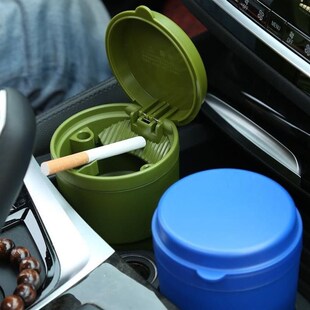 大容量车载烟灰缸创意多功能汽车个性通用车内车用带盖焑灰缸有盖