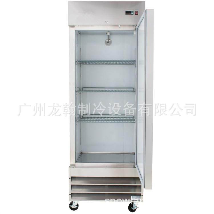 机组下置风冷不锈钢立式冷柜冷冻保鲜冷藏柜商用冰箱美式
