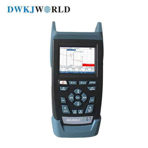 DWKJWORLD光纤测试仪DW6051C在线光信号检测仪光功率计OTDR测线仪