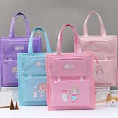 中小学生补习包大容量手提拎书袋学生补习袋大容量补课补习包