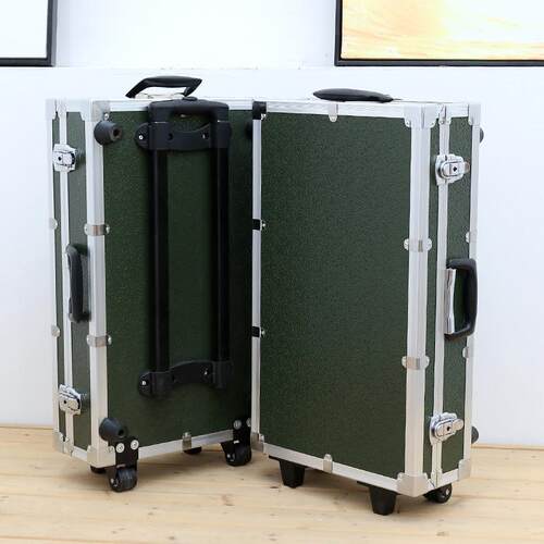 源头厂家铝合金箱子仪器设备拉杆铝箱收纳箱展会运输工具箱航空箱