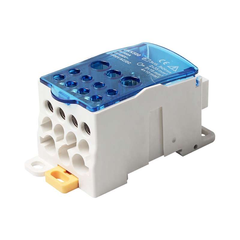 直销供应UKK500A导轨式接线端子一进多出接线盒单级多电流分线盒