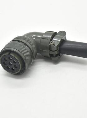 圆形航空插头MS3108A22-23S弯头+MS3102A22-23P固定公座连接器