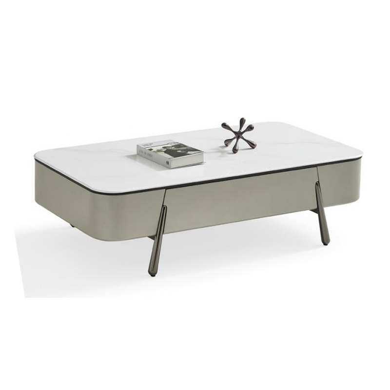 2025新款微晶石茶几电视柜客厅家用轻奢广东佛山天然奢石茶几地柜