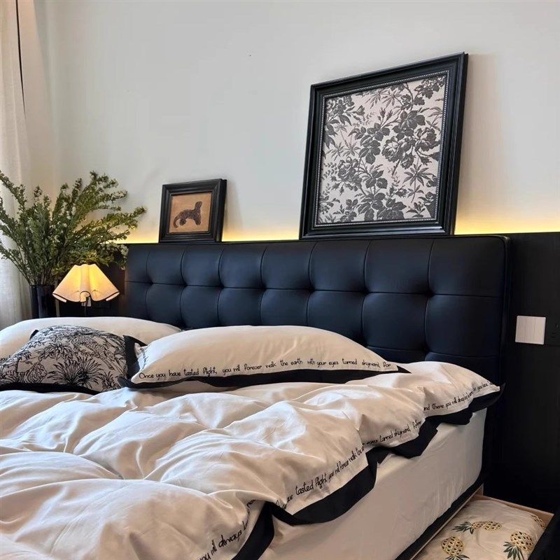 卧室黑色床头复古装饰画法式中古风客厅高级感挂画入户玄关花鸟画,家居饰品,现代装饰画,淘宝优惠券,粉丝福利购,淘宝优惠卷