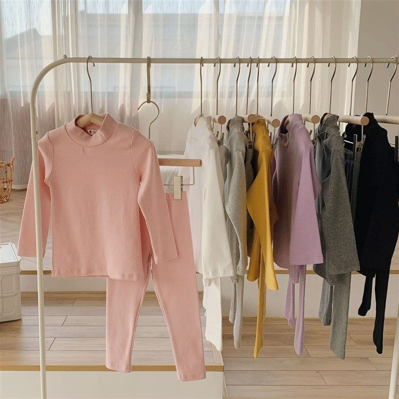 女童中领纯棉磨毛加厚秋衣秋裤男童纯色家居服内衣套装儿童棉毛衫,童装/婴儿装/亲子装,家居服套装,淘宝优惠券,粉丝福利购,淘宝优惠卷